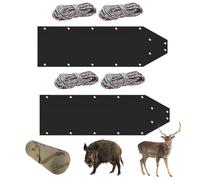 Trineo de - Carrito de Caza | Trineo de Caza de Polietileno | Accesorio de tracción de leña | Equipo de Juego para Hielo de Nieve | Arrastre de Muerto para Suministros de Caza al Aire