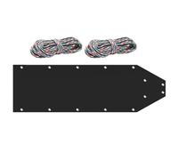 Trineo de ciervo - Trineo de alto rendimiento, transporte de juegos de caza | Trineo de transporte Rugter Outdoor - Accesorio de tracción duradero con base reforzada para hielo de nieve y leña bajo el