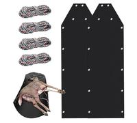 Trineo de ciervo - Trineo de hielo de 76 pulgadas | Trineo de polietileno de alta densidad - Duradero, resistente al desgaste, fácil de limpiar para pesca en hielo, transporte, madera, jardín, equipo