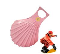 Trineo de invierno para niños, velocista cuesta abajo - Trineo de esquí al aire libre | Deslizador de descenso engrosado, trineo de nieve flexible con mango resistente al frío para trineo al aire