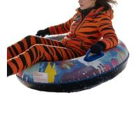 Trineo de manguera de nieve fiable - Manguera de nieve de PVC de alto rendimiento, juguete duradero de invierno, asas reforzadas, juguete inflable, material resistente al frío para niños, adultos