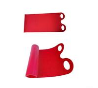 Trineo de nieve enrollable para uso en patio, parque y colina, diseño ligero que soporta transporte frecuente y diversión sobre la marcha (respaldo rojo)