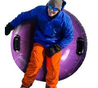 Trineo de nieve - Juguete inflable reutilizable de invierno, mango equipado con diseño duradero | Tubo de diversión al aire libre para niños, adultos, fomentar las actividades familiares, promover