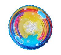 Trineo de nieve - Manguera de nieve de alto rendimiento con 2 asas | Manguera de nieve inflable | Juguete de trineo resistente al frío de 33,5 pulgadas | Mangueras inflables para paseos en trineo