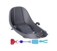 Trineo de nieve orientable para, trineo de nieve - trineo orientable para niños pequeños - trineo familiar exterior antideslizante con cinturón de seguridad para la familia, los niños y los niños
