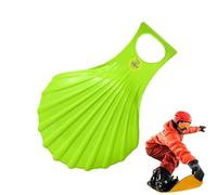 Trineo de nieve para niños, trineo de invierno para niños | Trineo de esquí al aire libre - deslizador de descenso engrosado, trineo de nieve flexible con mango resistente al frío para trineo