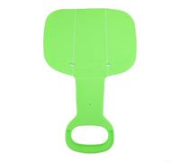 Trineo de nieve plegable portátil para mini disco de esquí para aventuras de invierno en nieve hierba y arena, deslizador de goma de plástico flexible ligero para adultos niños rojo (D)