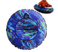 Trineo de nieve resistente, inflable, 104 cm con asas, tubos de nieve para trineo, para piscina, invierno, exterior, adultos, niños, césped, senderismo