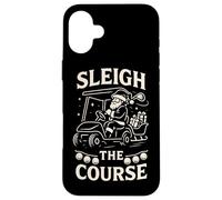 Trineo El Curso Santa Golfing Holiday Fun Carcasa para iPhone 16 Plus