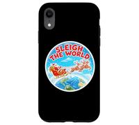 Trineo El Mundo Divertido Papá Noel Navidad Viajero Blog Carcasa para iPhone XR