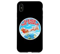 Trineo El Mundo Divertido Papá Noel Navidad Viajero Blog Carcasa para iPhone XS MAX