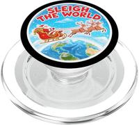 Trineo El Mundo Divertido Papá Noel Navidad Viajero Blog PopSockets PopGrip para MagSafe