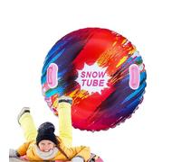 Trineo hinchable | Tubos de nieve de colores con asas para trineos, trineos gruesos antim-over, para actividades de trineo al aire libre, diseño luminoso y colorido las pistas cubiertas