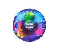 Trineo hinchable | Tubos de nieve de colores con asas para trineos, trineos gruesos antim-over, para actividades de trineo al aire libre, diseño luminoso y colorido las pistas cubiertas