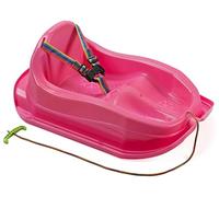 Trineo infantil con cinturón de seguridad hasta 3 años (rosa)