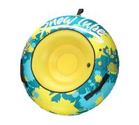 Trineo inflable, neumático de nieve inflable con correa de arrastre, trineo inflable, 86 cm y 104 cm para deportes de invierno, individuo hasta 90 kg