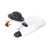 Trineo inflable plegable con asas, tubo de nieve de PVC grueso, tubo de nieve de invierno, deportes al aire libre, juguete portátil de trineo de nieve de invierno
