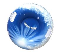 Trineo inflable plegable con asas, tubo de nieve de PVC grueso, tubo de nieve de invierno, deportes al aire libre, juguete portátil de trineo de nieve de invierno
