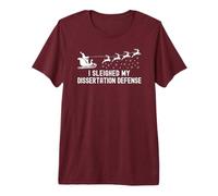 Trineo mi Defensa de tesis | PhD Defense Christmas Camiseta Premium
