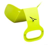 Trineo plegable portátil, trineo de esquí de goma de plástico para nieve, hierba, arena, ligero, 310 g, diversión de invierno al aire libre para adultos (D)