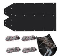 Trineos De Trineo para Ciervos - Trineo De Juego Versátil De 120 Cm, Transporte Portátil Al Aire | Kit De Accesorios De Trineo De Trineo De Equipo De Madera De Calefacción De Nieve En G