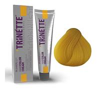 Trinette Profesional Amarillo Crema Colorante Permanente para el Cabello 100 ml - Pigmentos puros; control preciso del color; intensificación y neutralización; calidad de salón duradera