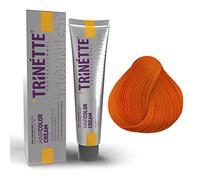 Trinette Profesional Naranja Crema Colorante Permanente para el Cabello 100 ml - Pigmentos puros; control preciso del color; intensificación y neutralización; calidad de salón duradera
