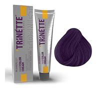 Trinette Profesional No 4.22 Violeta Berenjena Crema Colorante Permanente para el Cabello 100 ml - Tonos violetas intensos; reflejos púrpura profundos; alta cobertura; calidad de salón duradera
