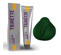 Trinette Profesional Verde Crema Colorante Permanente para el Cabello 100 ml - Pigmentos puros; control preciso del color; intensificación y neutralización; calidad de salón duradera