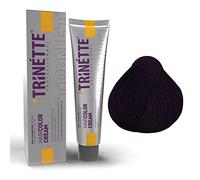 Trinette Profesional Violeta Crema Colorante Permanente para el Cabello 100 ml - Pigmentos puros; control preciso del color; intensificación y neutralización; calidad de salón duradera