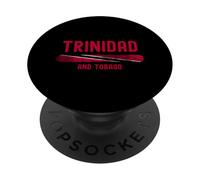 Trinidad and Tobago Flag | Tobagonian Vintage Distressed PopSockets PopGrip Adhesivo