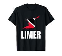 Trinidad Tobago Limer Heart Flag Caribbean Pride Culture Camiseta