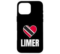 Trinidad Tobago Limer Heart Flag Caribbean Pride Culture Carcasa para iPhone 16 Pro MAX