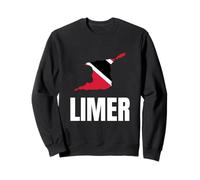 Trinidad Tobago Limer Heart Flag Caribbean Pride Culture Sudadera