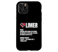 Trinidad Tobago Limer Word Def Heart Flag Caribbean Pride Carcasa para iPhone 11 Pro