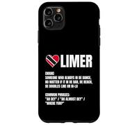 Trinidad Tobago Limer Word Def Heart Flag Caribbean Pride Carcasa para iPhone 11 Pro MAX