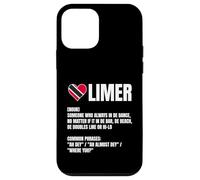 Trinidad Tobago Limer Word Def Heart Flag Caribbean Pride Carcasa para iPhone 12 Mini
