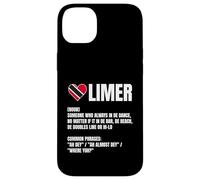 Trinidad Tobago Limer Word Def Heart Flag Caribbean Pride Carcasa para iPhone 14 Plus