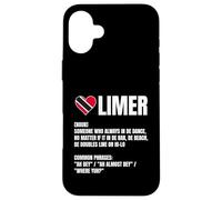 Trinidad Tobago Limer Word Def Heart Flag Caribbean Pride Carcasa para iPhone 16 Plus