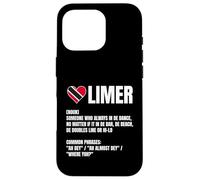 Trinidad Tobago Limer Word Def Heart Flag Caribbean Pride Carcasa para iPhone 16 Pro