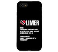 Trinidad Tobago Limer Word Def Heart Flag Caribbean Pride Carcasa para iPhone SE (2020) / 7/8