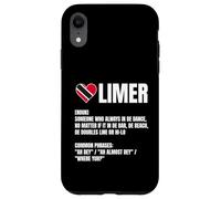 Trinidad Tobago Limer Word Def Heart Flag Caribbean Pride Carcasa para iPhone XR