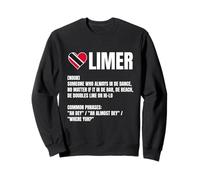 Trinidad Tobago Limer Word Def Heart Flag Caribbean Pride Sudadera