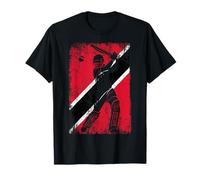 Trinidad y Tobago Bandera Cricket Jersey Fan Player Entrenador Camiseta