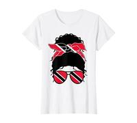 Trinidad y Tobago Chica Trinidad y Tobago Bandera Mujer Camiseta