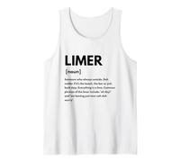 Trinidad y Tobago Limer Definición Funny Liming Lime Camiseta sin Mangas