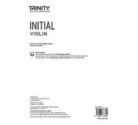 Trinity College London Violin Exam Pieces From 2020: Initial (part only)