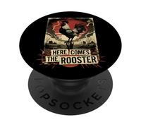 Trinity Love Clothing Co.1990s Rock Parodia Guerra Gallo PopSockets PopGrip Adhesivo