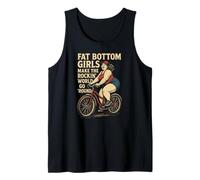 Trinity Love Clothing Co. Fat Bottom Girls Hace Que el Mundo funcione Camiseta sin Mangas