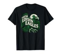 Trinity Love Clothing Co.Tulsa Edison Eagles diseño Camiseta